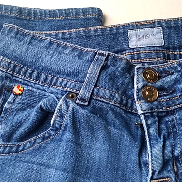 Womens Hudson  Bootcut Triangle Flap Pocket Low Rise Jeans 25 - Picture 3 of 6
